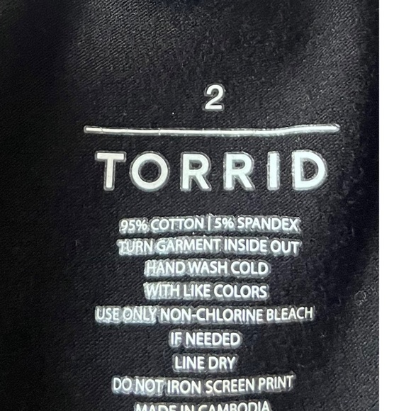 Torrid Women’s Plus Size Full Length Signature Waist Crackle Leggings Size 2X - Picture 4 of 7